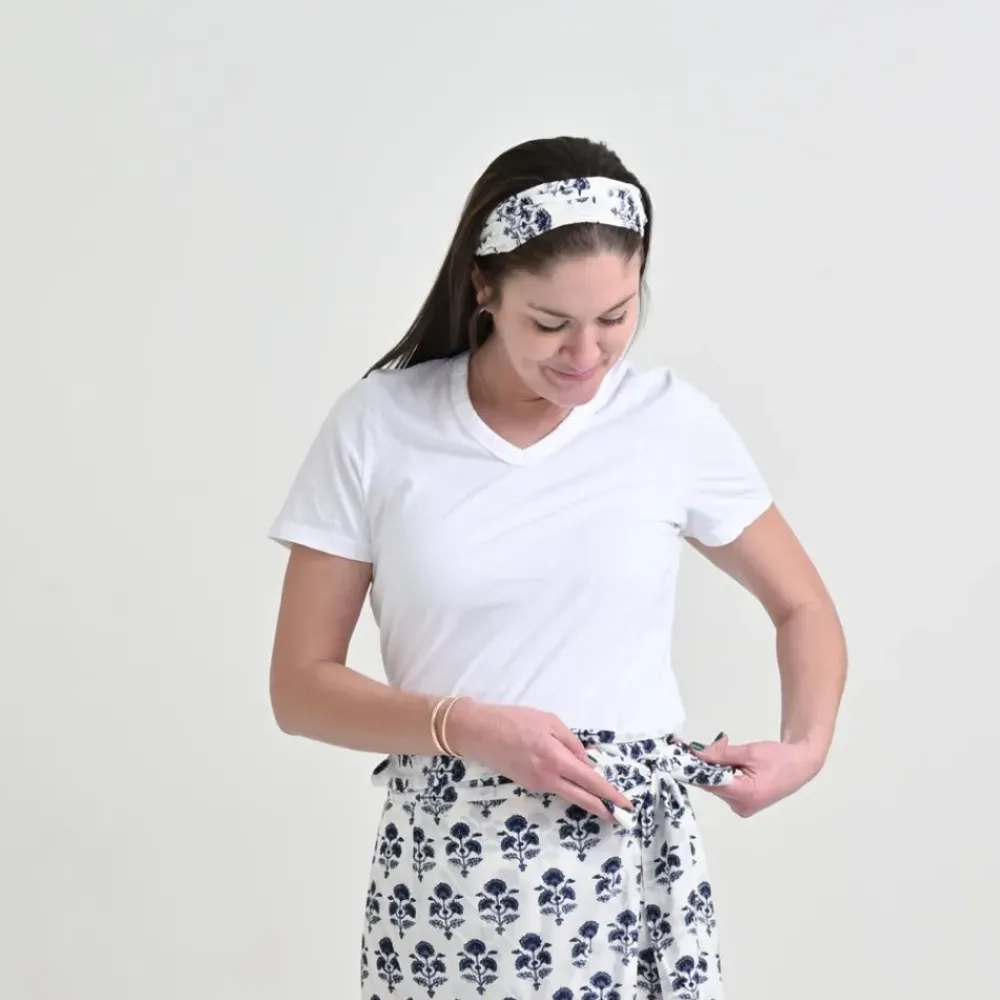 Pomegranate Inc Agra Bloom Indigo Headband Sale