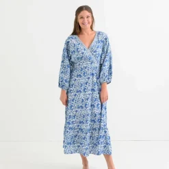 Pomegranate Inc Amaranth Blue Everywhere Dress Sale