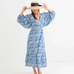 Pomegranate Inc Amaranth Blue Everywhere Dress Sale