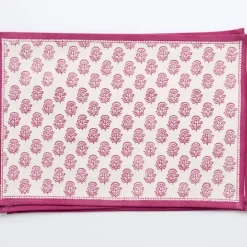 Pomegranate Inc Anika Fuchsia Placemat | Set of 4 New