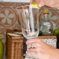 Pomegranate Inc Bauble Barware Margarita Glass | Set of 4 Hot