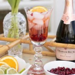 Pomegranate Inc Bauble Barware Spritz Glass | Set of 4 New