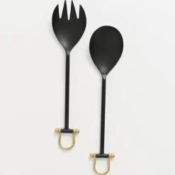 Pomegranate Inc Black Stirrup Serving Set Sale