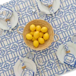 Pomegranate Inc Blue Bamboo Tablecloth Sale