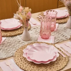 Pomegranate Inc Blush Simply Eco Plates | Set of 8 New