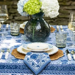 Pomegranate Inc Bohemian Floral Azure Blue & Aqua Napkin | Set of 4 Discount