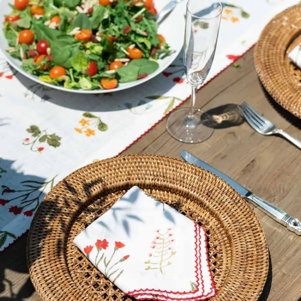 Pomegranate Inc Botanical Garden Linen Napkin | Set of 4 Outlet