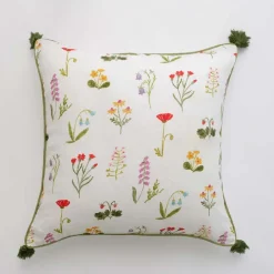 Pomegranate Inc Botanical Garden Throw Pillow Cover New