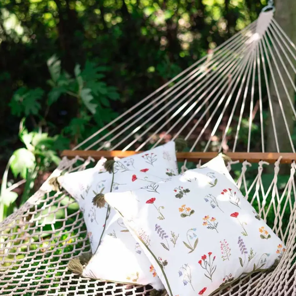 Pomegranate Inc Botanical Garden Throw Pillow Cover New