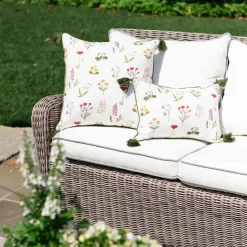 Pomegranate Inc Botanical Garden Throw Pillow Cover New