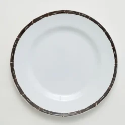 Pomegranate Inc Brown Bamboo Melamine Dinner Plate | Set of 6 Best