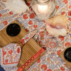 Pomegranate Inc Cactus Flower Ivory Napkin | Set of 4 New