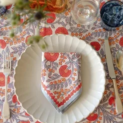 Pomegranate Inc Cactus Flower Ivory Napkin | Set of 4 New