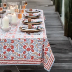 Pomegranate Inc Cactus Flower Ivory Tablecloth Sale