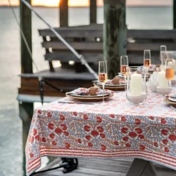 Pomegranate Inc Cactus Flower Ivory Tablecloth Sale