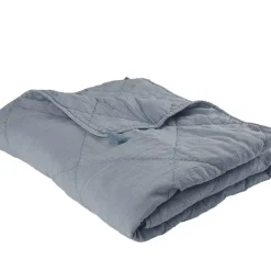 Pomegranate Inc Cadet Blue Cotton Throw Outlet