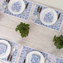 Pomegranate Inc Caroline Blue Placemat | Set of 4