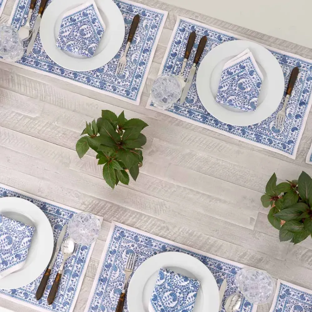 Pomegranate Inc Caroline Blue Placemat | Set of 4