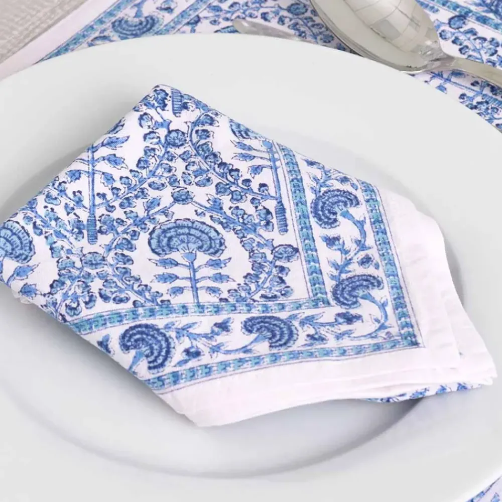 Pomegranate Inc Caroline Blue Placemat | Set of 4