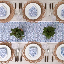 Pomegranate Inc Caroline Blue Table Runner Discount