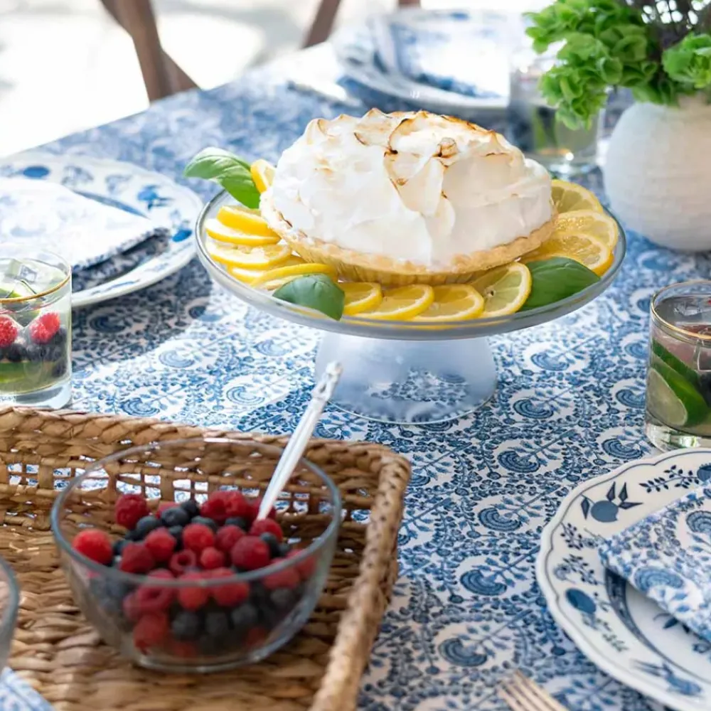 Pomegranate Inc Caroline Blue Tablecloth Sale