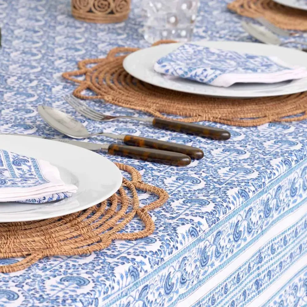 Pomegranate Inc Caroline Blue Tablecloth Sale