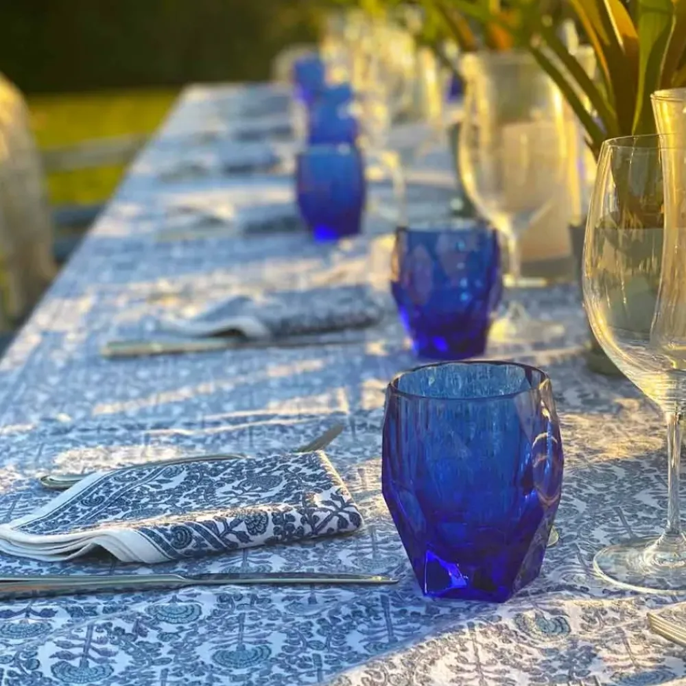 Pomegranate Inc Caroline Blue Tablecloth Sale