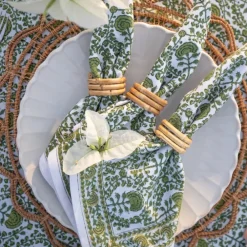 Pomegranate Inc Caroline Green Napkin | Set of 4 Clearance