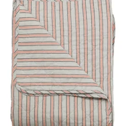 Pomegranate Inc Chambray Wide Stripe Quilt Outlet