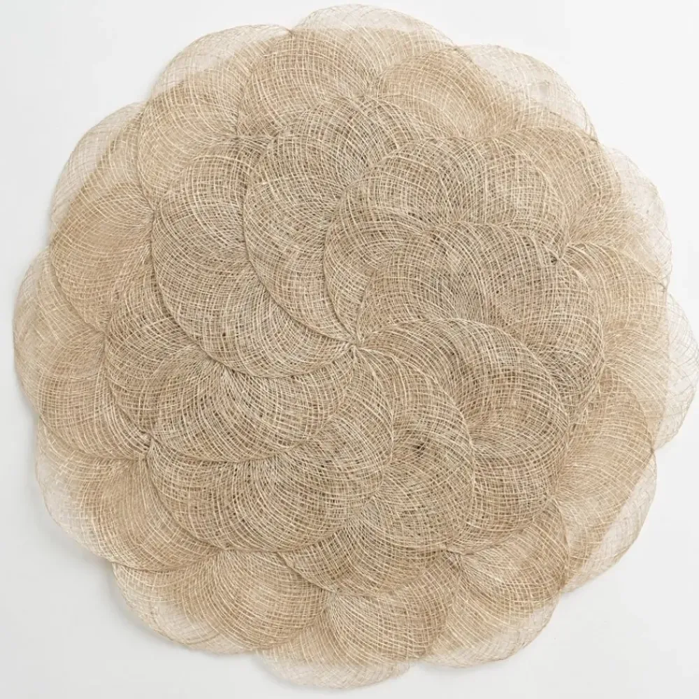 Pomegranate Inc Champagne Woven Cloud Placemat | Set of 4