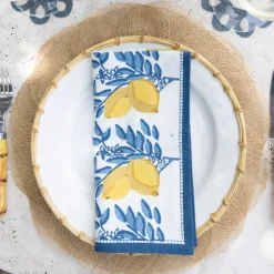 Pomegranate Inc Champagne Woven Cloud Placemat | Set of 4