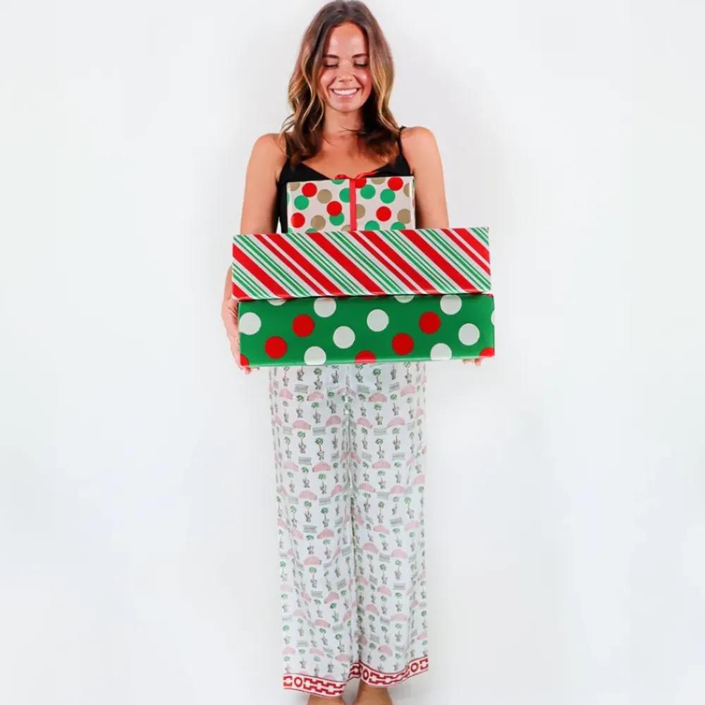 Pomegranate Inc Christmas Topiary Pajama Pant Sale