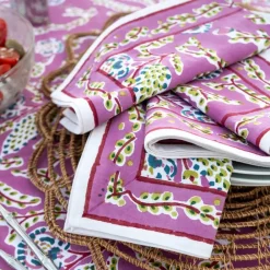 Pomegranate Inc Climbing Dahlia Lilac Napkin | Set of 4