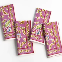 Pomegranate Inc Climbing Dahlia Lilac Napkin | Set of 4