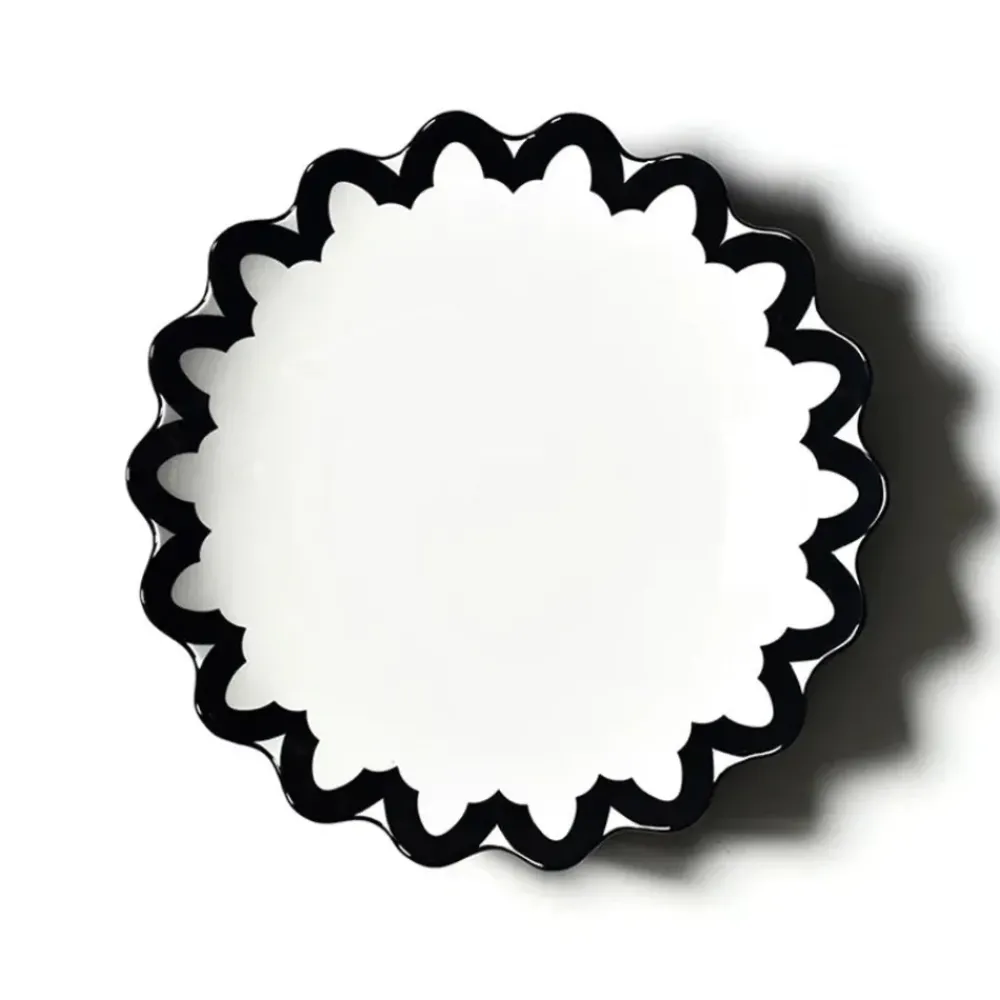 Pomegranate Inc Coton Colors Arabesque Scalloped Pasta Bowl New