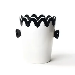 Pomegranate Inc Coton Colors Arabesque Scalloped Ice Bucket Hot