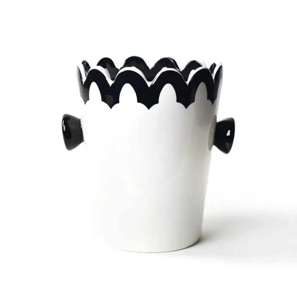 Pomegranate Inc Coton Colors Arabesque Scalloped Ice Bucket Hot