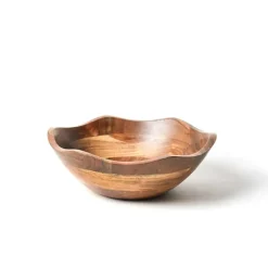 Pomegranate Inc Coton Colors Fundamental Wood Ruffle Bowl Online