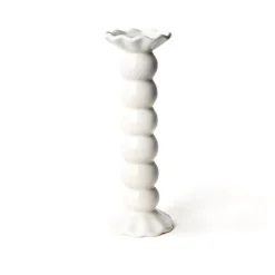 Pomegranate Inc Coton Colors Signature Ruffle Knobbed Candle Holder Best