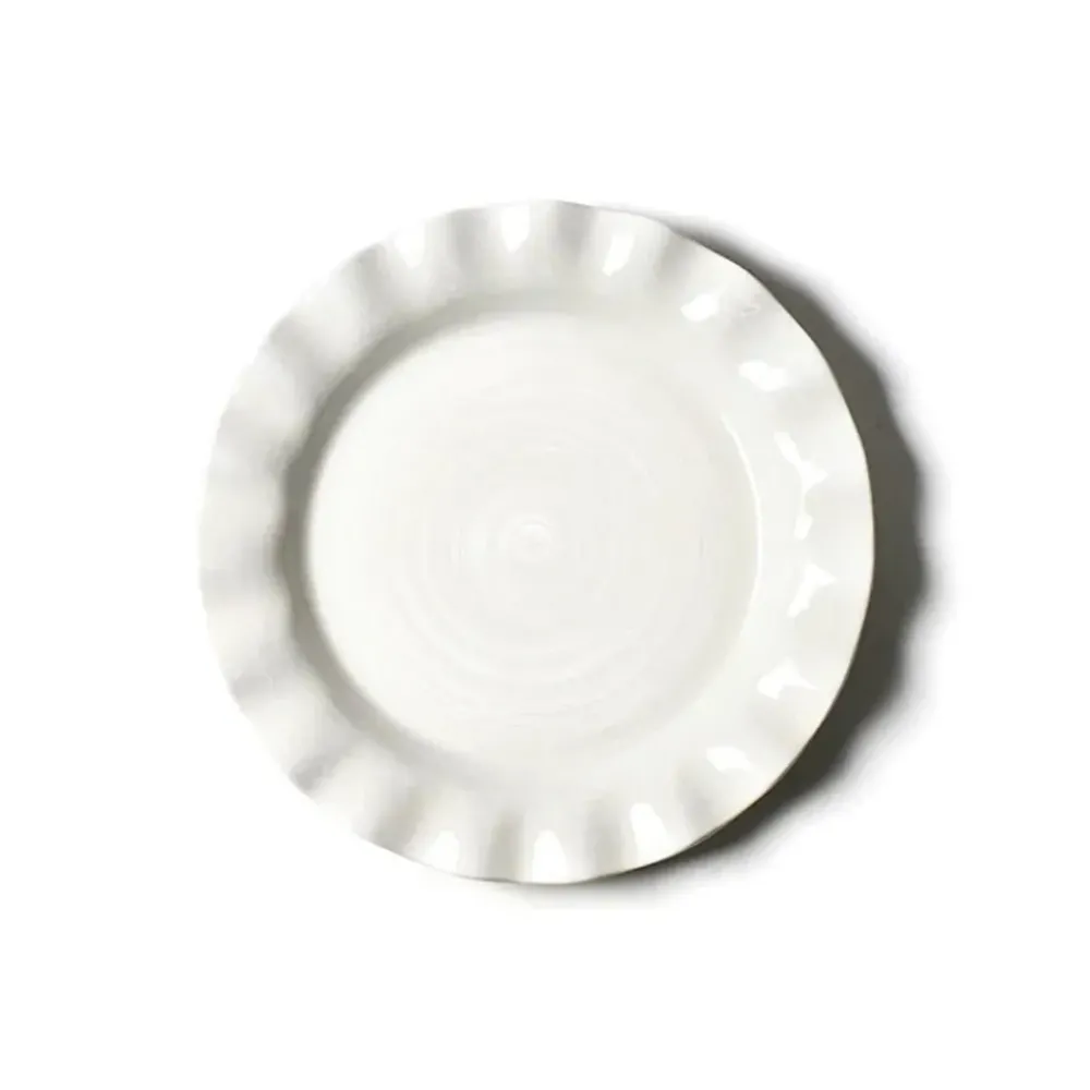 Pomegranate Inc Coton Colors Signature Ruffle Plate Discount