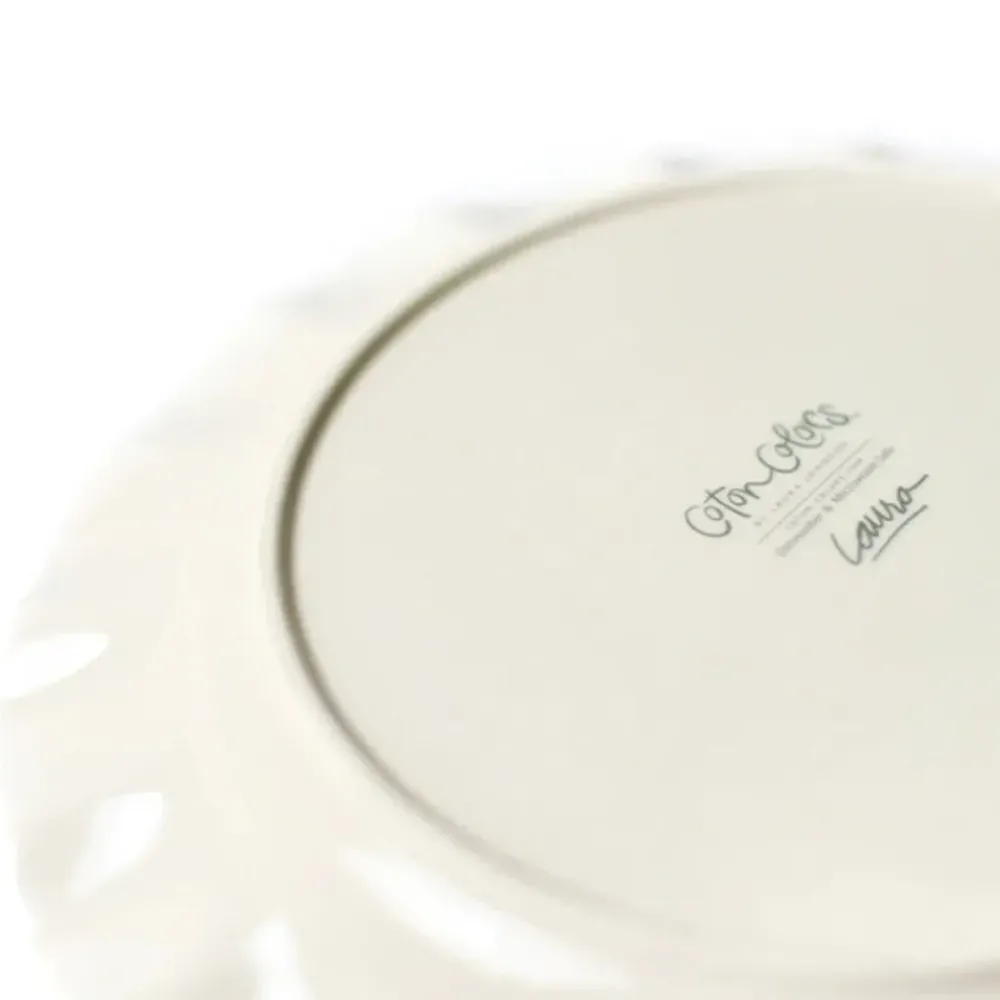 Pomegranate Inc Coton Colors Signature Ruffle Plate Discount