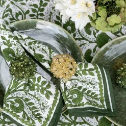 Pomegranate Inc Fern Bouquet Beaded Napkin Ring | Set of 4 Sale