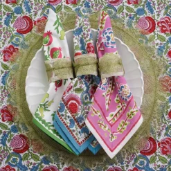 Pomegranate Inc Fern Poplar Leaf Napkin Rings | Set of 4 Outlet