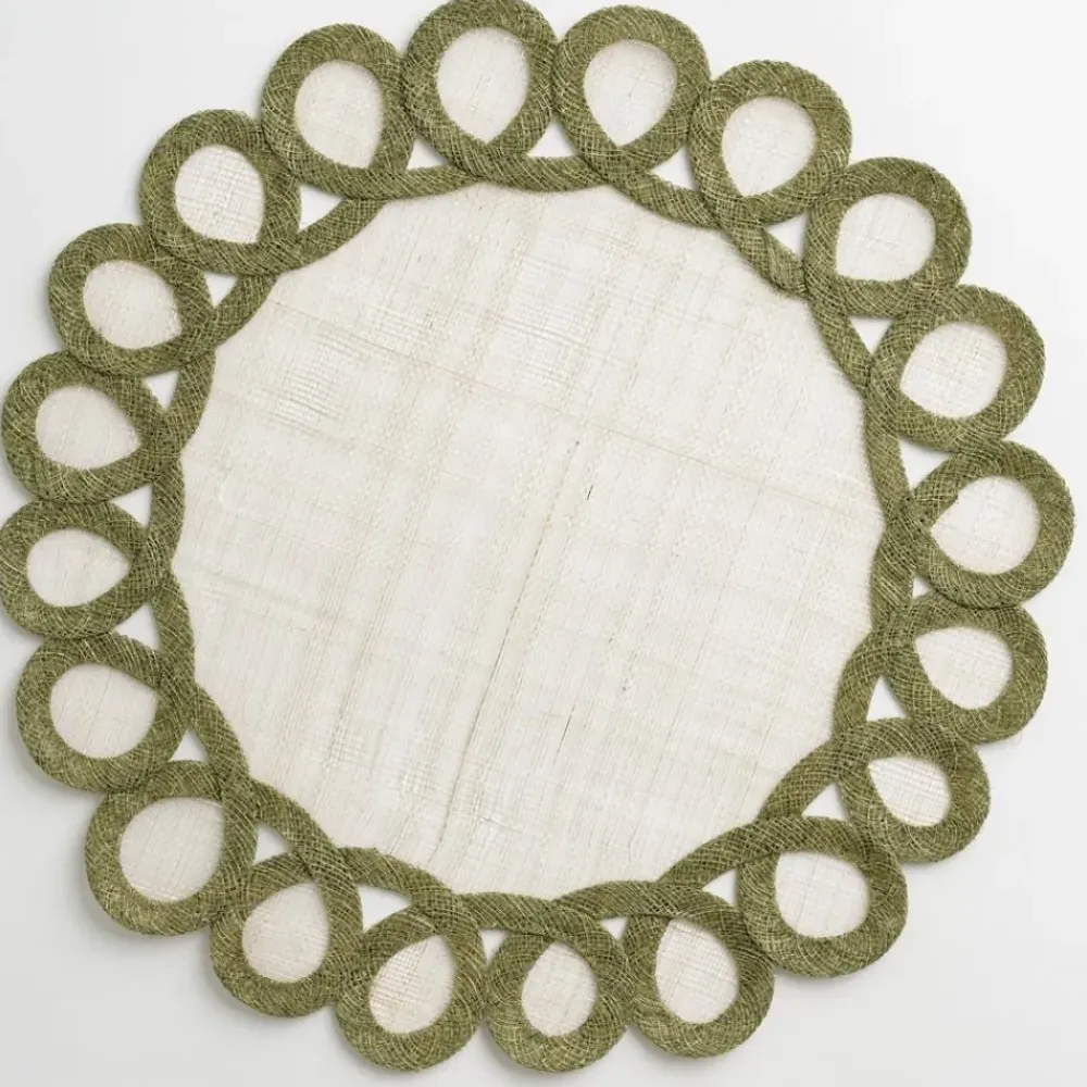 Pomegranate Inc Fern Woven Doodles Placemat | Set of 4 Outlet