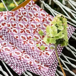 Pomegranate Inc Fleur de Lis Rose Napkin | Set of 4 Discount