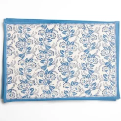 Pomegranate Inc Gardenia Vine Azure Placemat | Set of 4 Best