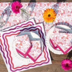 Pomegranate Inc Gardenia Vine Berry Napkin | Set of 4 Online