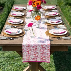 Pomegranate Inc Gardenia Vine Berry Table Runner Discount