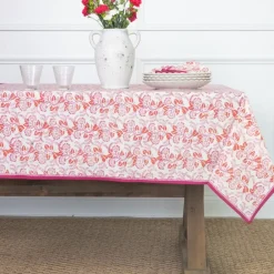 Pomegranate Inc Gardenia Vine Berry Tablecloth Clearance