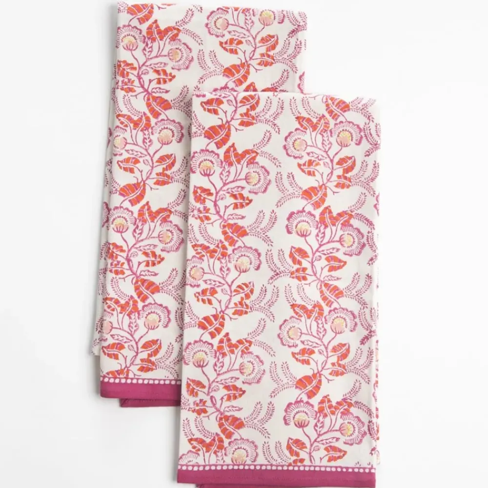 Pomegranate Inc Gardenia Vine Berry Tea Towels Sale